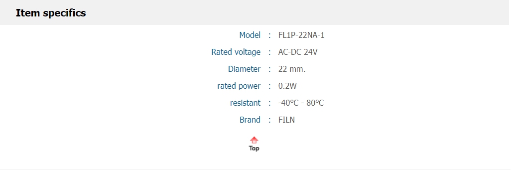 ไพลอตแลมป์ 5 สี ขนาด 22 mm. DC 24V ไฟตู้คอนโทรล LED