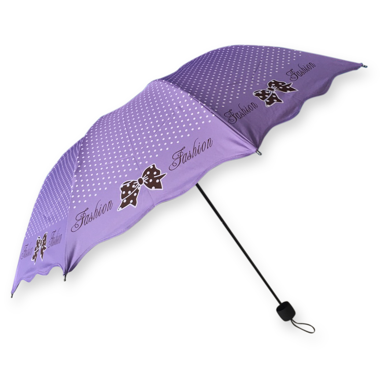 ร่มโค้งแฟชั่น ยูวีดำ รหัส8033