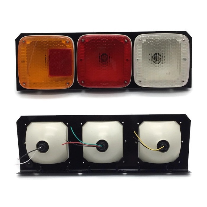 ไฟท้าย HINO(ฮีโน่) KT แบบ 3ตอน 24v. ขอบเหล็กหนา (งาน O.E.M เทียบห้าง) -ราคาต่อดวง-