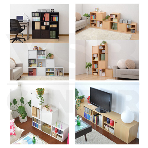 CASSA ตู้ ชั้นวางของ ชั้นวางหนังสือ กล่องเก็บของ ชั้นอเนกประสงค์ ทรงสี่เหลี่ยม