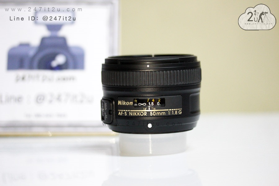 เลนส์ Nikon 50mm f1.8G ยกกล่อง