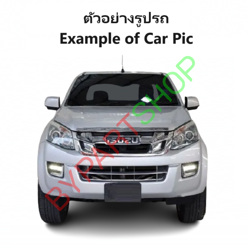 กระจกมองข้าง ISUZU D-MAX ALL NEW(ดีแม็ก ออนิว) รุ่นปรับ+พับไฟฟ้า มีไฟเลี้ยว 8สาย สีดำ(งานไม่ทำสี) ปี2012-2015 -ราคาต่อข้าง-