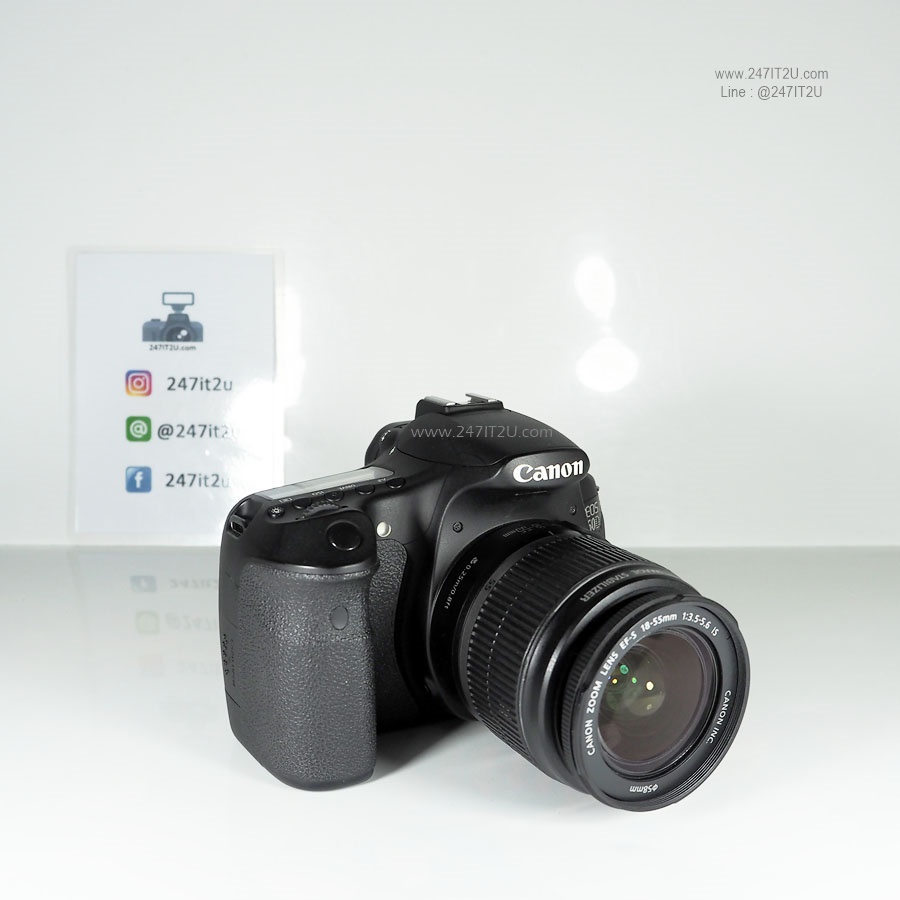 กล้อง Canon 60D +เลนส์18-55mm แถมกระเป๋า