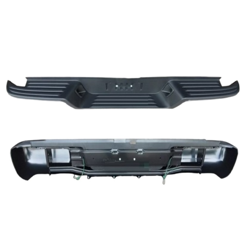 กันชนท้าย MAZDA BT50 PRO(บีที50 โปร)/THUNDER(บีทีโปร ธันเดอร์) สีดำ ทรงศูนย์ ปี2012-2020 (ครบชุด) (AC-449-002,RMP77)