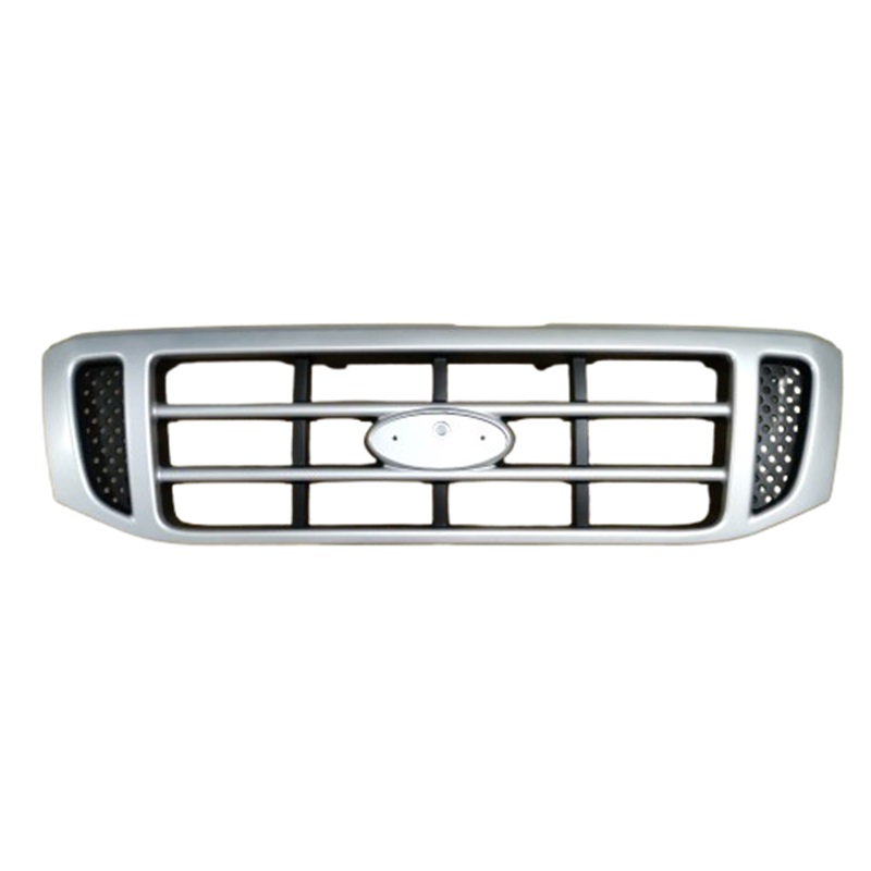 หน้ากระจัง FORD RANGER(ฟอร์ด เรนเจอร์) โฉมที่2 สีเทา ไม่มีโลโก้ ปี2003-2005 (รหัส:RANGER'02 เทา)