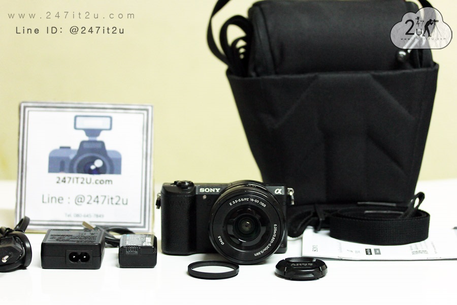 กล้อง Sony A5100+Lens 16-50mm f3.5-5.6 สีดำ