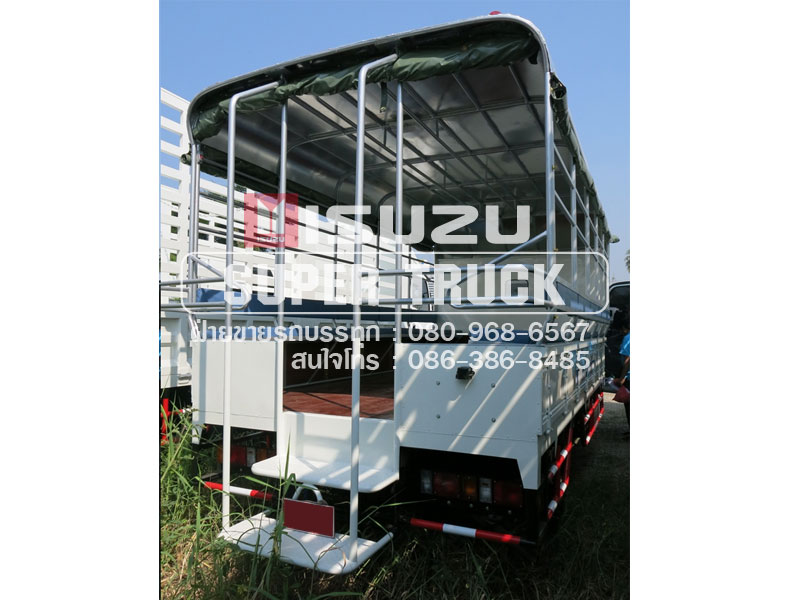 ISUZU NMR แบบกระบะคอก (ช่วงต่อยาว 4.3เมตร)
