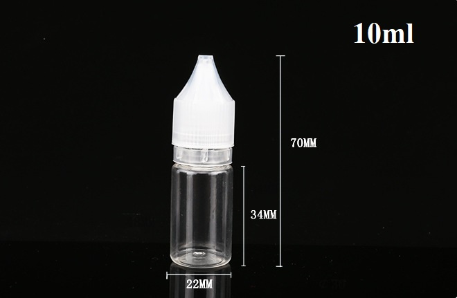 10ml PET ขวดน้ำยากอลิล่า ขวดหยด ฝาดับเบิ้ลล็อค