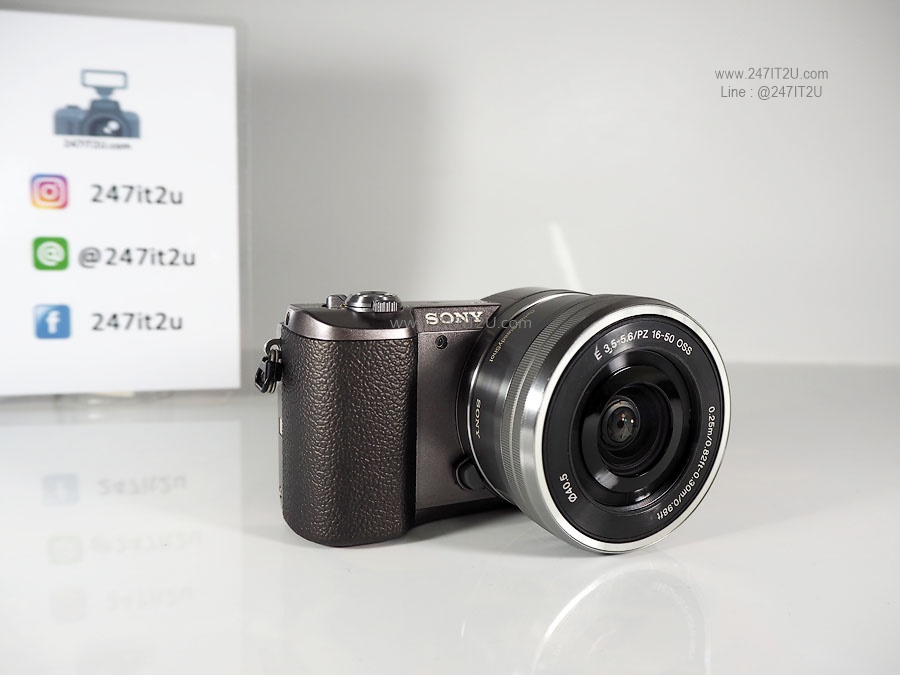 Sony A5100 พร้อมเลนส์ 16-50mm ชัตเตอร์ 7xx ครั้ง brown