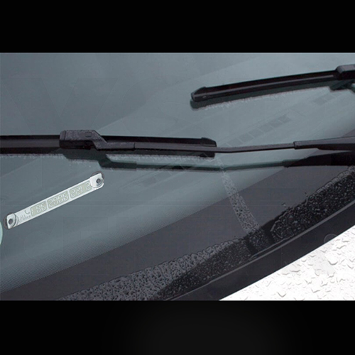 CASSA แถบบอกเบอร์โทรติดรถยนต์ ชุดเซ็ต 2 ชิ้น (สีเงิน,สีทอง) ขนาด 15x2 cm รุ่น J23-SG-02