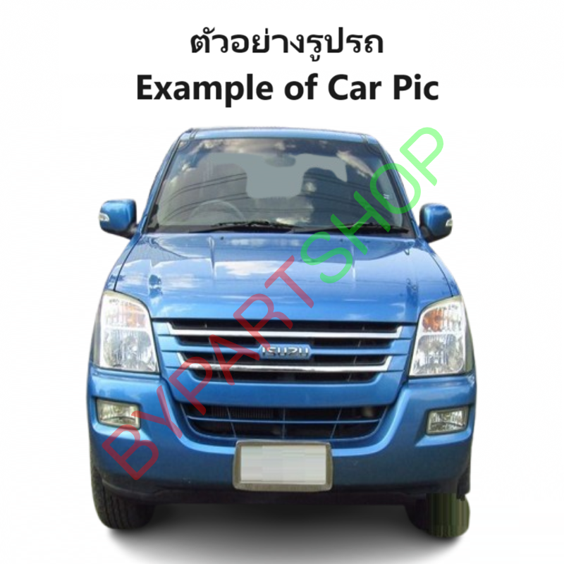 กันชนท้าย ISUZU D-MAX(ดีแม็ก) ทุกรุ่น ทรงศูนย์ ชุบโครเมียม ปี2007-2011 (สามารถใส่โฉมปี02-06 ได้ด้วย) KV-111