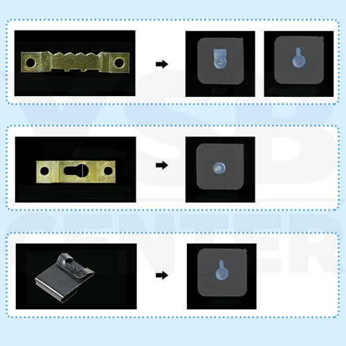 ตะขอ ตะขอแขวนอเนกประสงค์ แบบกาวไม่ต้องเจาะผนัง ขนาด 6 x 6 cm. (แพค 4 ชิ้น)