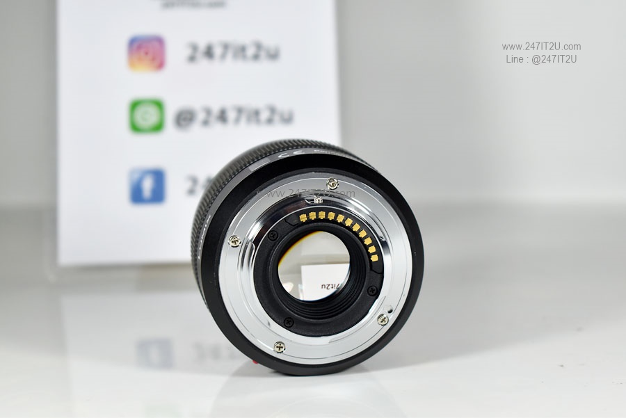เลนส์ Panasonic 25mm f1.4 เครื่องศูนย์ สีดำ