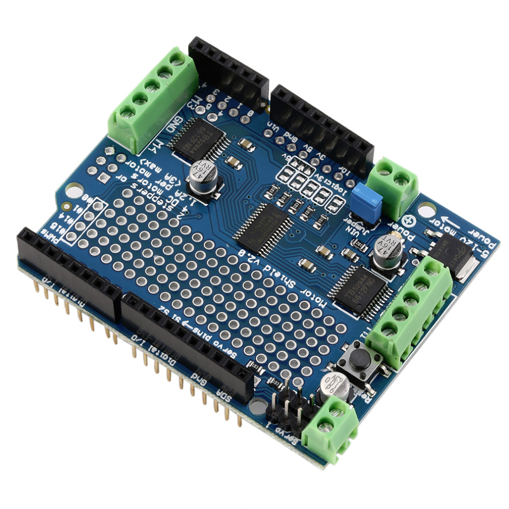 Motor/Stepper/Servo/Robot Shield for Arduino I2C V.2