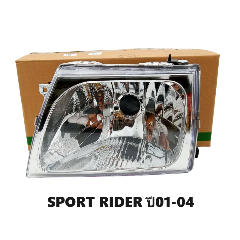 ไฟหน้า TOYOTA SPORT RIDER(สปอร์ตไรเดอร์) โฉมที่2 รหัสD4D ปี2001-2004 (งานแท้ TYC) -ราคาต่อดวง-