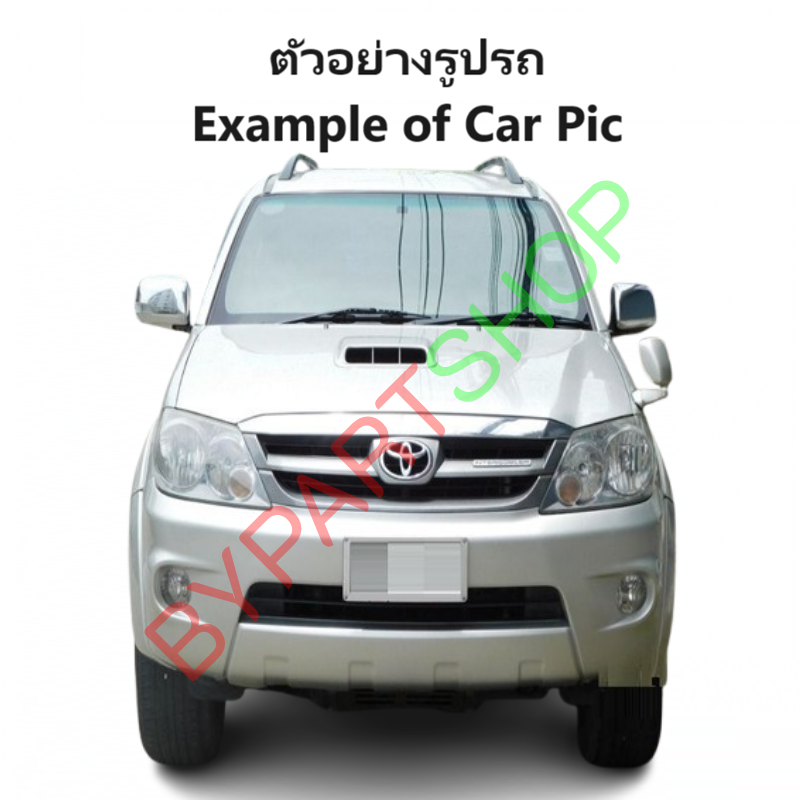 หน้ากระจัง TOYOTA FORTUNER(ฟอจูนเนอร์) โฉมแรก สีดำ(งานไม่ทำสี) ไม่มีโลโก้ ไม่มีคิ้ว ปี2004-2007 (รหัส:FORTUNER'05 ดำ)