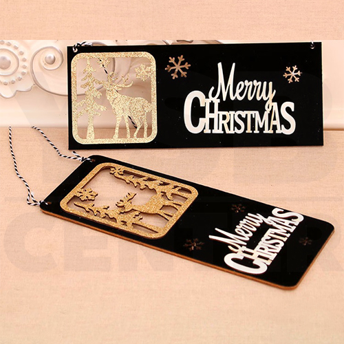 ป้ายคริสต์มาส ของตกแต่งต้นคริสต์มาส แบบแขวน ของแต่งบ้านสำหรับงานปาร์ตี้ รุ่น B1S008 - B1S009