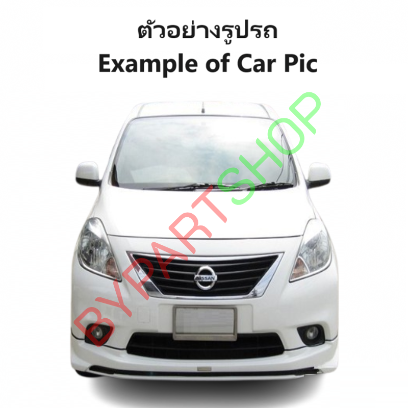 แผงแอร์/รังผึ้งแอร์ NISSAN MARCH(มาร์ช)/ALMERA(อัลเมร่า) ทุกรุ่น ปี2010-2018 (งานO.E.M ประกัน 1ปี) ( PL5196)