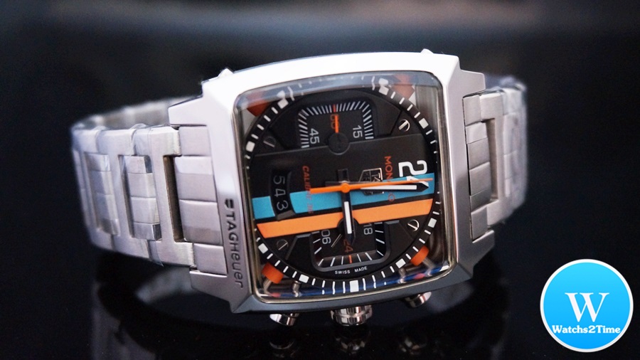 นาฬิกา TAG Monaco Calibre12 LS แสตนเลสสีเงิน