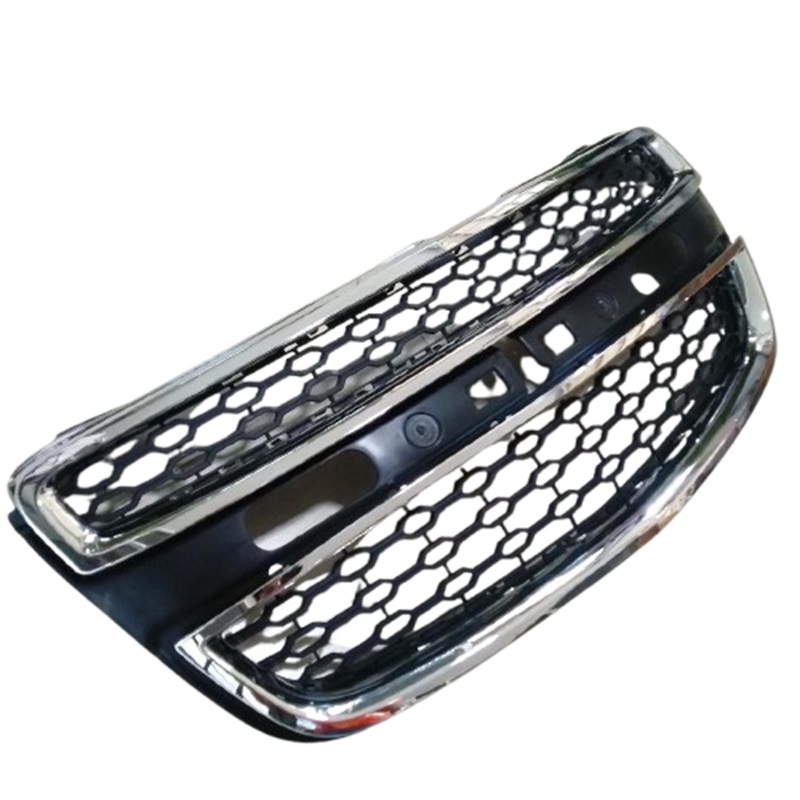 หน้ากระจัง CHEVROLET COLORADO(โคโลราโด) LS/LT/LTZ/Z71 พร้อมคิ้วชุบบน-ล่าง ไม่มีโลโก้ ปี2012-2015 (รหัส:COLO'12+คิ้ว)