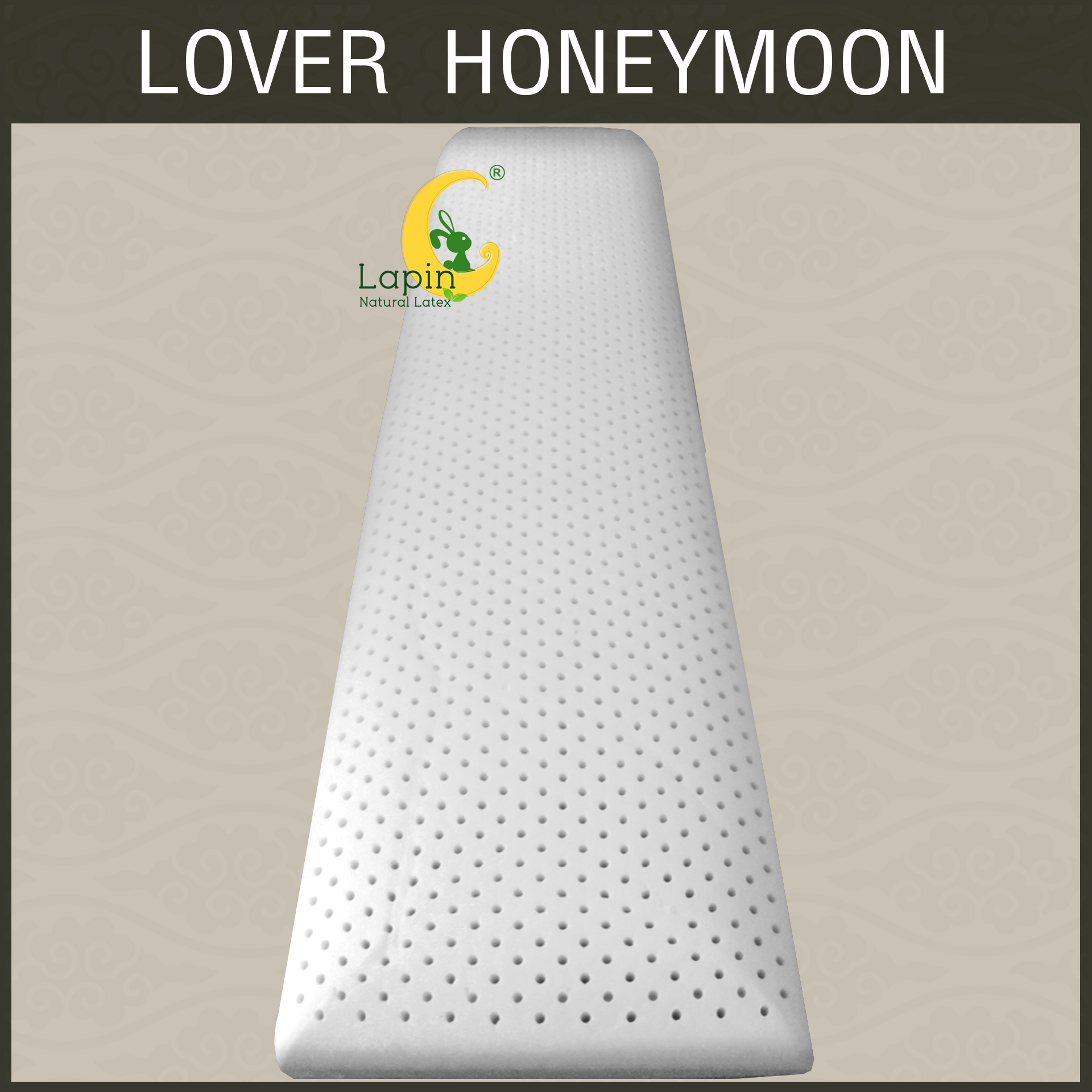 หมอนยางพาราแท้เพื่อสุขภาพ หมอนคู่รัก รุ่นฮันนีมูนใช้ยาว ๆ ไป 10 ปี สุดคุ้ม