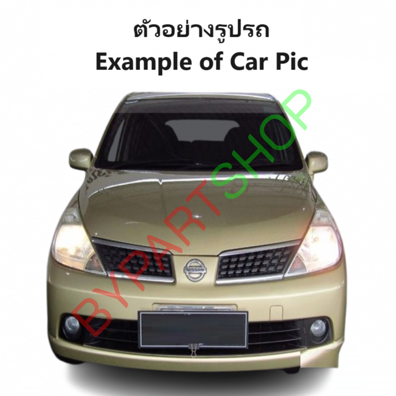 ไฟตัดหมอก/ไฟสปอร์ตไลท์ NISSAN TIIDA(ทีด้า) รุ่นแรก ฝาครอบดำ ปี2005-2007 (ครบชุด) (รับประกัน 6เดือน) (NS073)