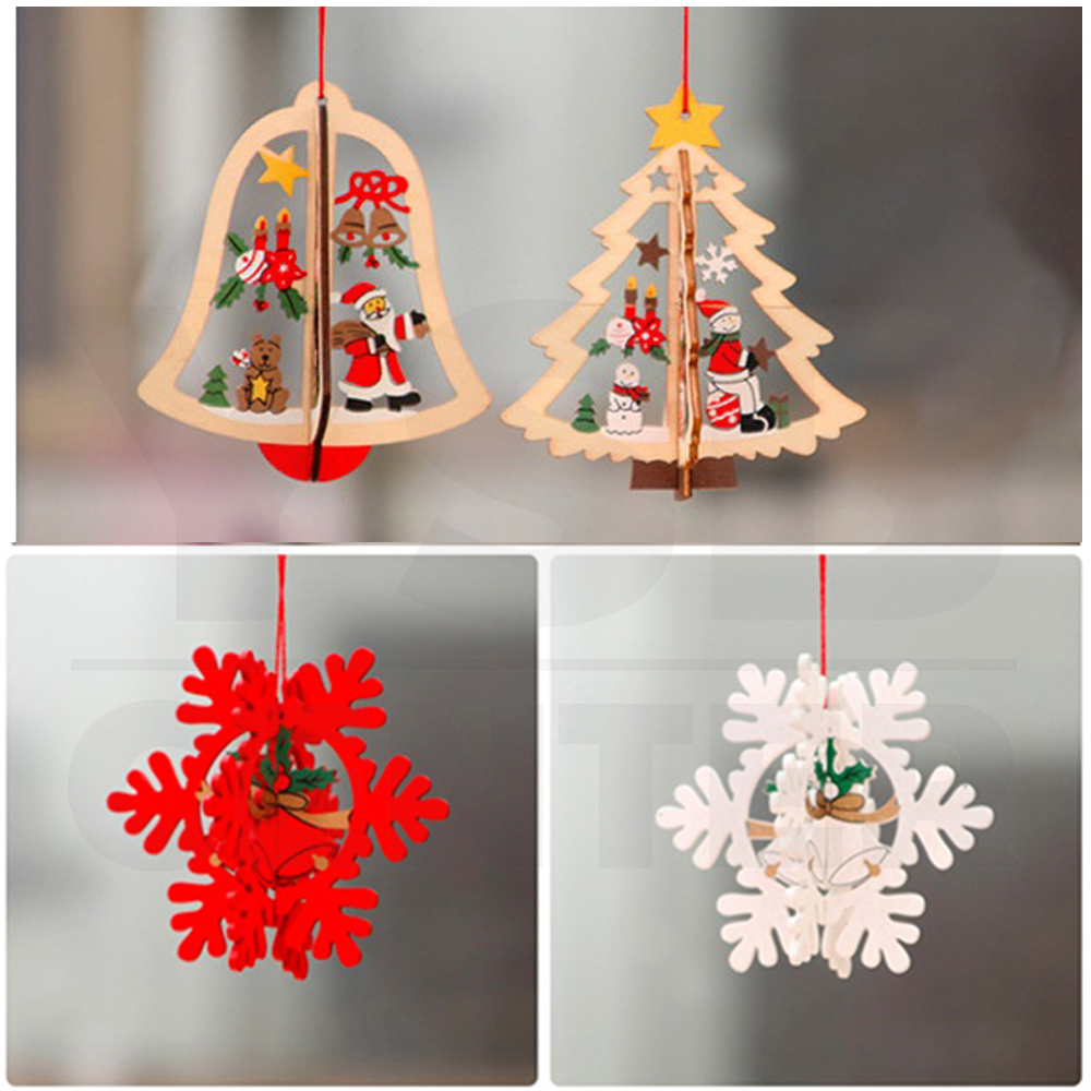 SET ของตกแต่งคริสต์มาส ของประดับวันคริสต์มาส ของแต่งบ้านสำหรับงานปาร์ตี้ รุ่น B1S005-CSA