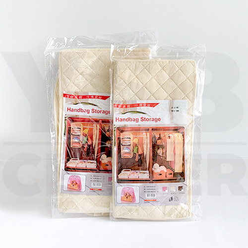 Set 2 ชิ้น ถุงเก็บกระเป๋า ถุงกันฝุ่น ถุงใส่กระเป๋า แบบแขวน คละไซส์