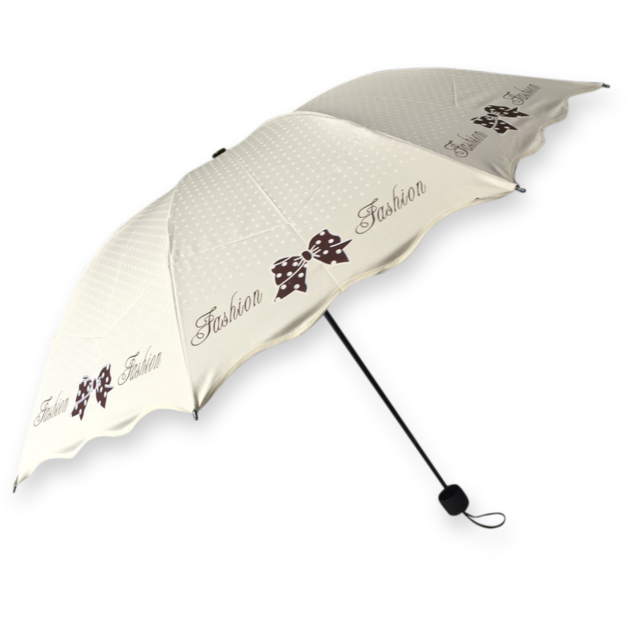 ร่มโค้งแฟชั่น ยูวีดำ รหัส8033