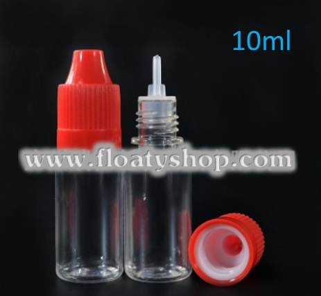 10ml PET ขวดหยดใส ฝาดับเบิ้ลล็อค