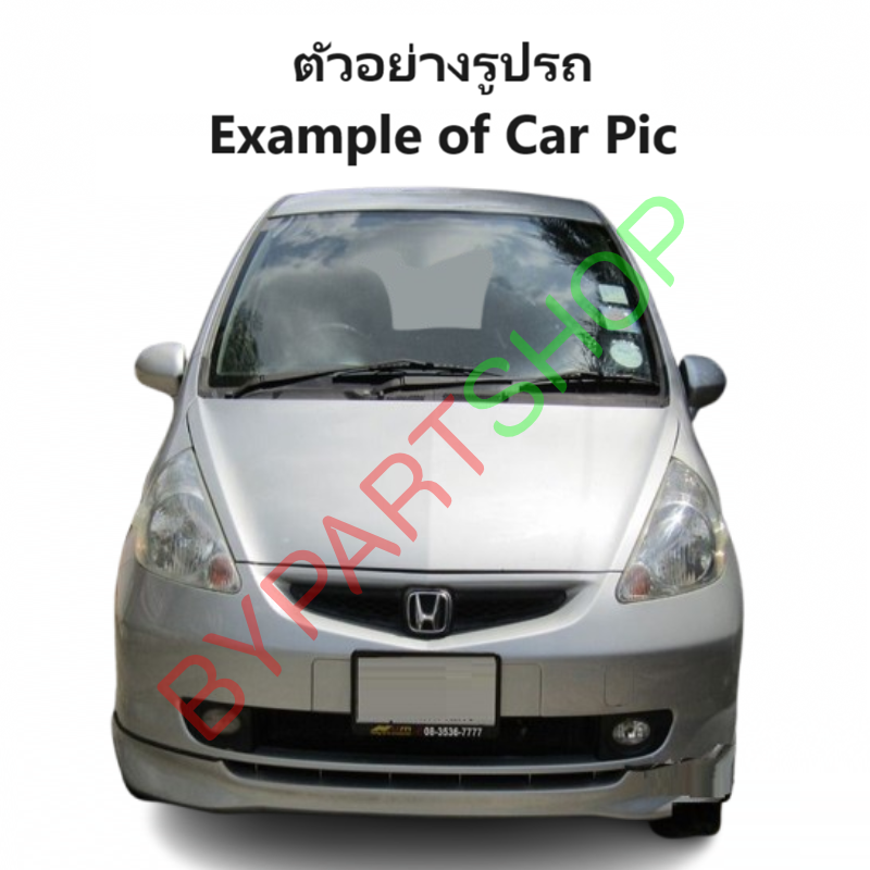 หน้ากระจัง HONDA JAZZ(แจ๊ส) GD โฉมแรก สีดำ ไม่มีโลโก้ ปี2003-2004 (รหัส:JAZZ'03)