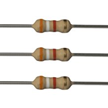 Resistors 3.9K Ohm 1/4W 5% Carbon Film