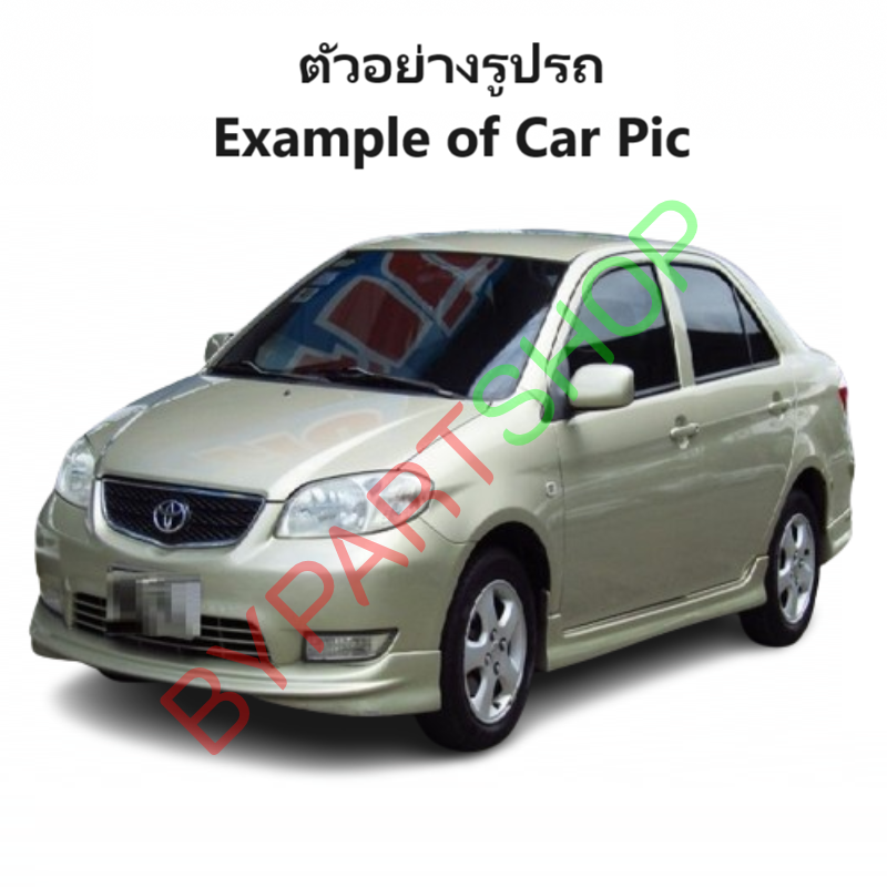 กระจกมองข้าง TOYOTA VIOS(วีออส) โฉมแรก รุ่นปรับมือ สีดำ(งานไม่ทำสี) ปี2003-2006 -ราคาต่อข้าง-