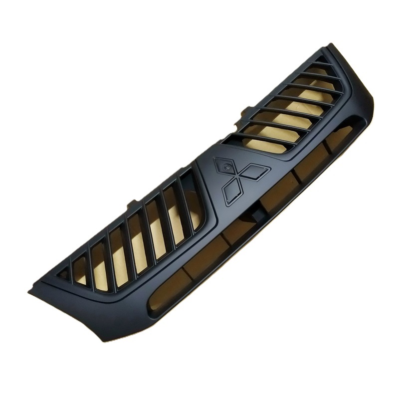 หน้ากระจัง MITSUBISHI STRADA(สตราด้า) รุ่นที่3 โฉมไฟตาเต็ม สีดำ(งานไม่ทำสี) ไม่มีโลโก้ ปี2004-2005 (รหัส:STD'04 ดำ)