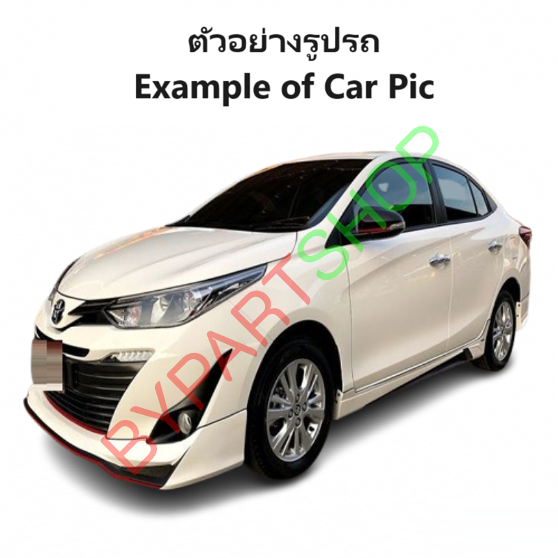 ไฟตัดหมอก/ไฟสปอร์ตไลท์ TOYOTA YARIS ATIV(ยาริส เอทีฟ) รุ่นที่1 ฝาครอบสีดำเรียบ ปี2017-2020 (ครบชุด) (ประกัน 6เดือน) (TY221)