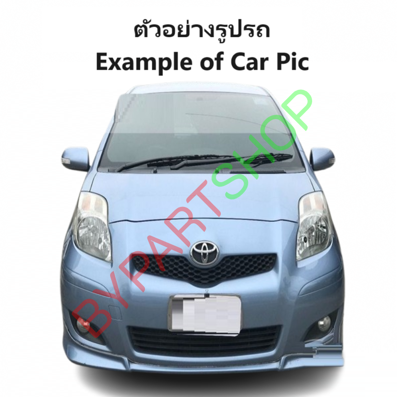 ไฟตัดหมอก/ไฟสปอร์ตไลท์ TOYOTA YARIS(ยาริส) รุ่นที่2 ฝาครอบดำ โฉมปี2009-2011 (ครบชุด) (รับประกัน 6เดือน) (TY370)