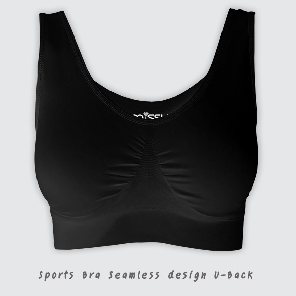 สีดำ ชุดชั้นในไซส์ใหญ่ เสื้อในคนอ้วน XL