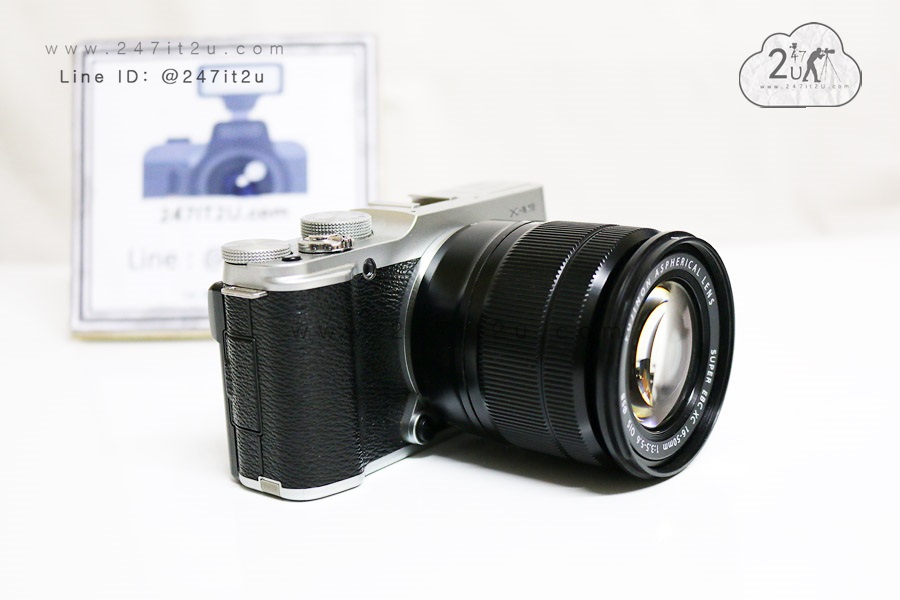 Fujifilm X-M1 พร้อมเลนส์ 16-50mm f3.5-5.6 สี silver