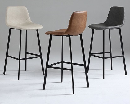 เก้าอี้บาร์ เก้าอี้ทรงสูง เก้าอี้เคาน์เตอร์บาร์ เฟอร์นิเจอร์แต่งบ้าน เบาะหนัง PU YL154 - YL157