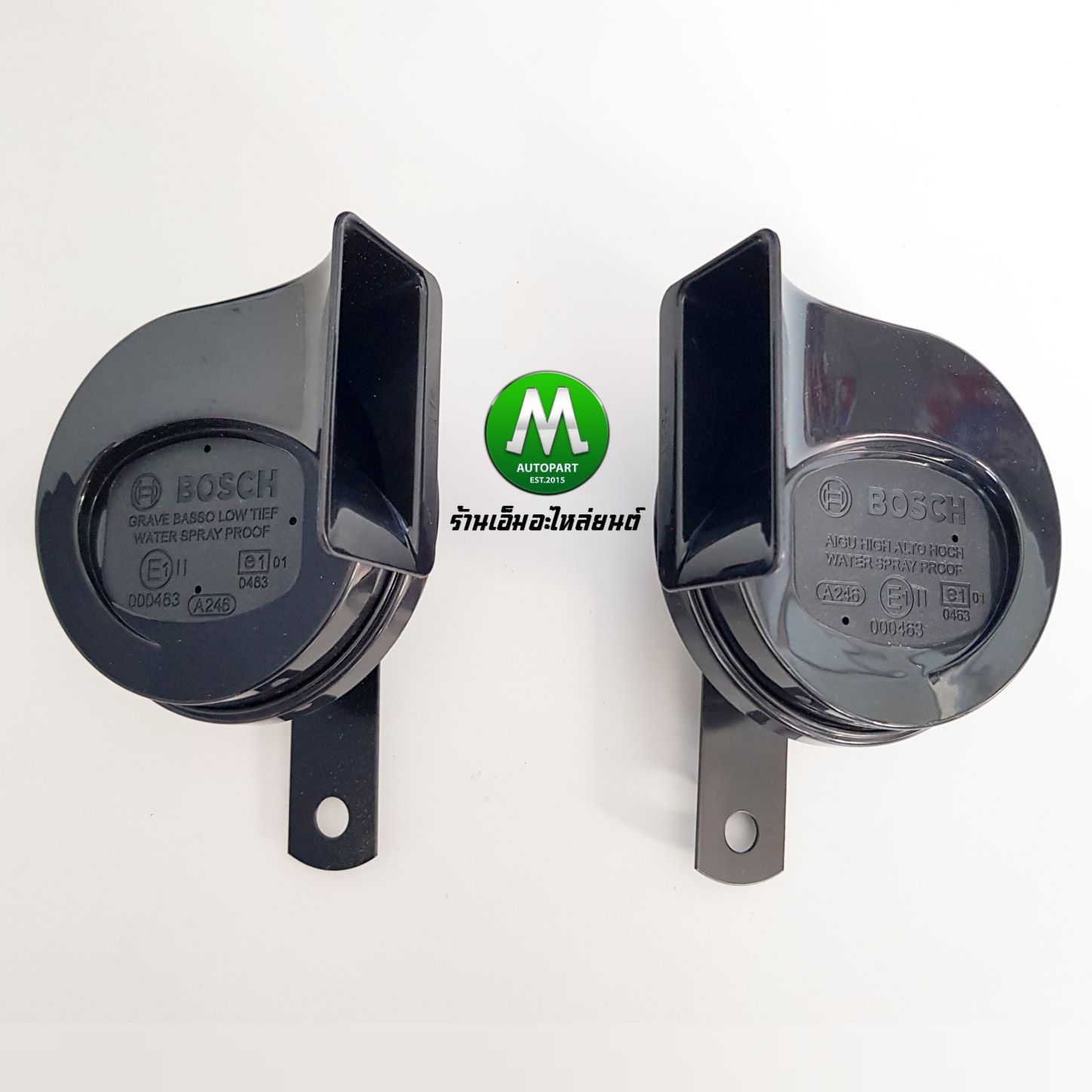 แตรหอยโข่ง BOSCH แตรหอยโข่ง BOSCH บอสช์ รุ่น EC6 เสียงรถเบนซ์ ใช้ไฟ12V สีดำ ใส่รถมอเตอร์ไซด์และรถยนต์ได้ ของแท้ 100% รับประกัน 3 เดือน