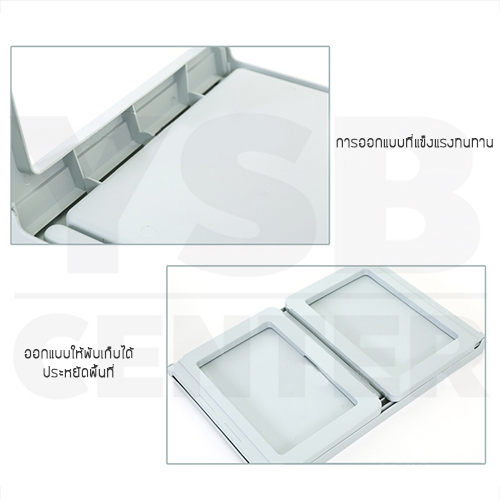 โต๊ะพับ โต๊ะอเนกประสงค์พับเก็บได้ ขนาดพกพา ทรงสี่เหลี่ยมผืนผ้า ขาพับเก็บได้