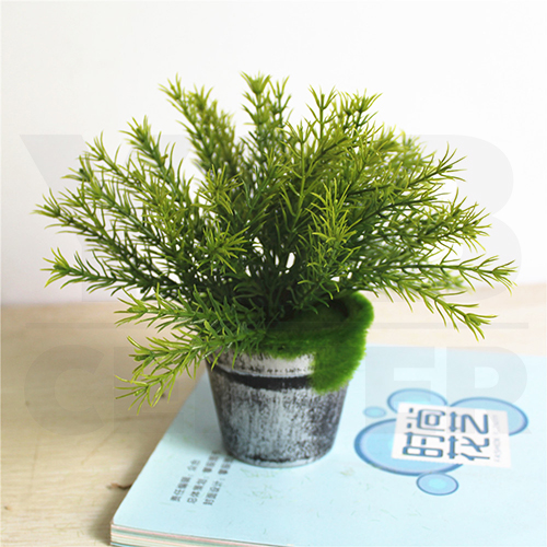 ต้นไม้ปลอม ต้นไม้แต่งบ้าน ดอกไม้พลาสติก ต้นไม้พลาสติก ดอกไม้ประดิษฐ์ (เซ็ต 3 ชิ้น) ขนาด 10x8x16 CM.