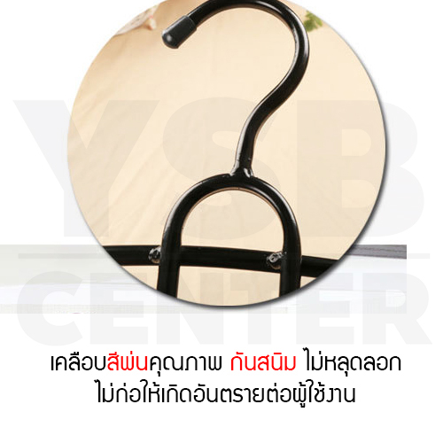 CASSA ชุด SET 2 ชิ้น ไม้แขวน ไม้แขวนเสื้อ ไม้แขวนเสื้อ 3 in 1 ทรงก้างปลา