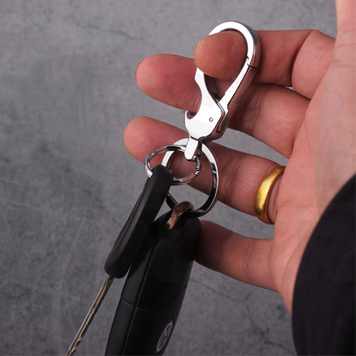 JOBON พวงกุญแจ เกรดพรีเมี่ยม ห่วงคู่ แบบมัตติฟังก์ชั่น ห่วงล็อคกุญแจ หนาพิเศษ