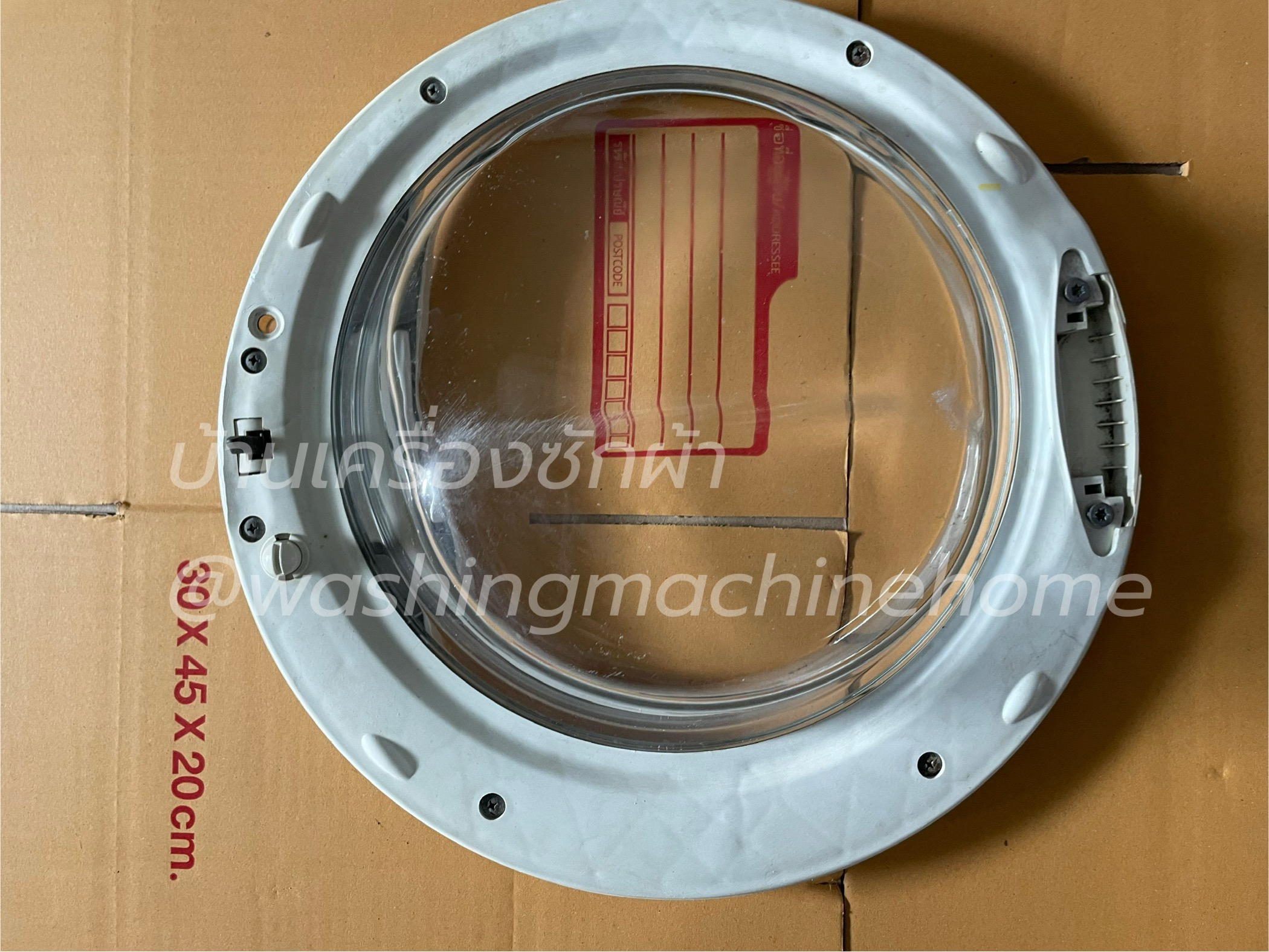 ฝาประตู เครื่องซักผ้าฝาหน้า Electrolux **มือ2** รุ่น EWF984