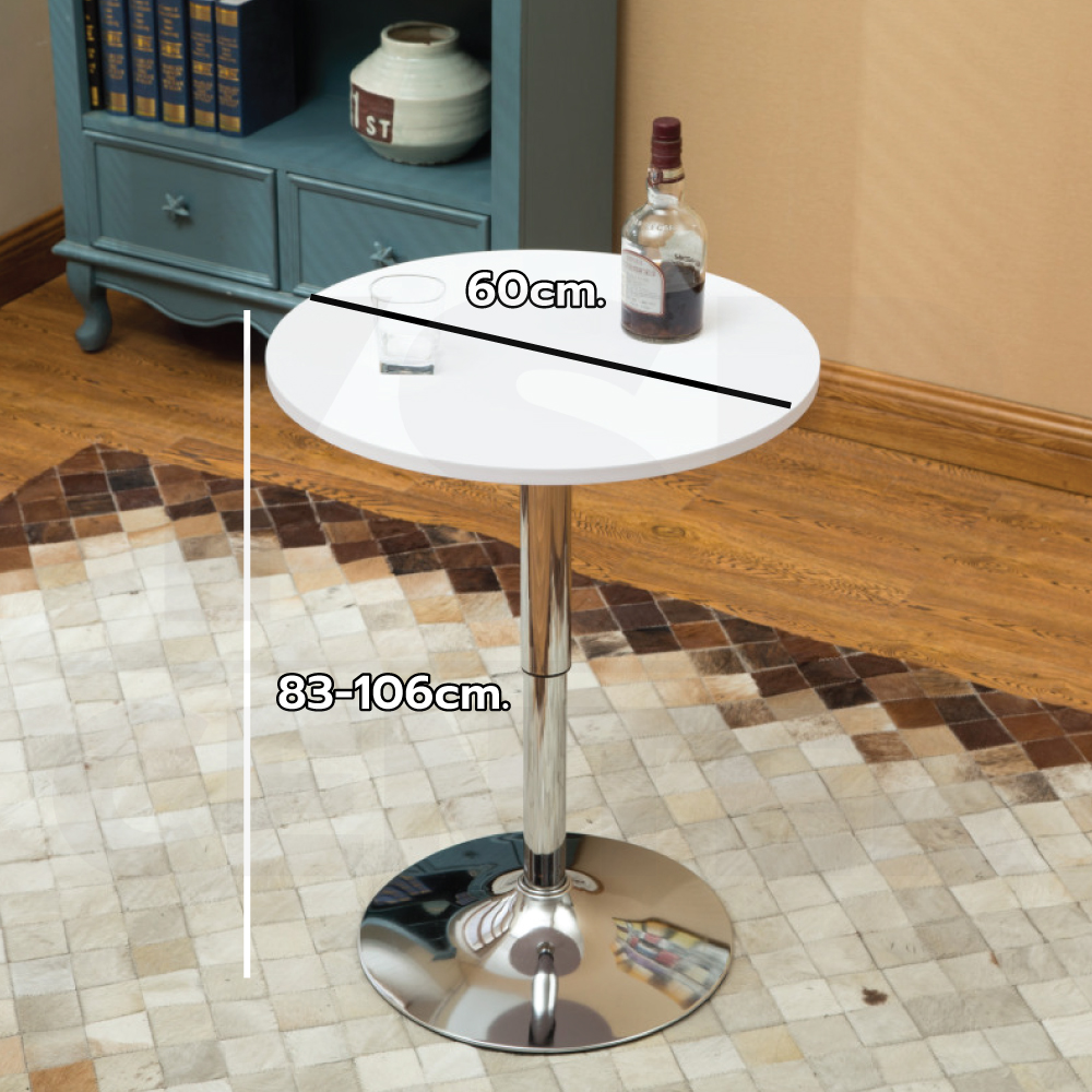 โต๊ะอเนกประสงค์ สไตล์โมเดิร์น ทรงกลม ปรับระดับได้ D068 - D069