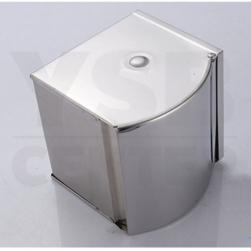 CASSA กล่องใส่กระดาษทิชชู พร้อมที่เขี่ยบุหรี่ ในห้องน้ำ แสตนเลส304 รุ่น C1M050-SUS304-8112