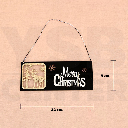ป้ายคริสต์มาส ของตกแต่งต้นคริสต์มาส แบบแขวน ของแต่งบ้านสำหรับงานปาร์ตี้ รุ่น B1S008 - B1S009