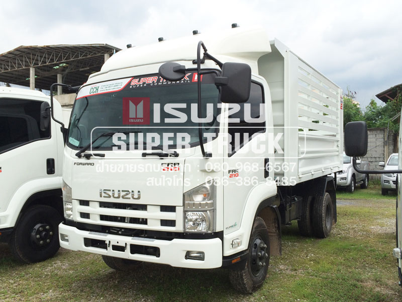 ISUZU FRR 210 แบบกระบะดั้มพ์ (ช่วงต่อยาว 4.2เมตร)