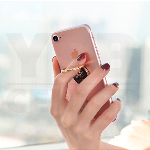iRing แหวนสำหรับยึดโทรศัพท์ 12 ราศี หมุนเปลี่ยนมุมได้ 360 ํ สีเงิน